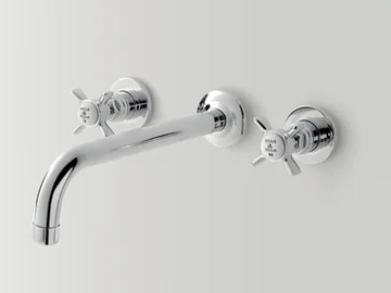 ALDEN - 3 hole wall-mounted washbasin tap by BATH&BATH