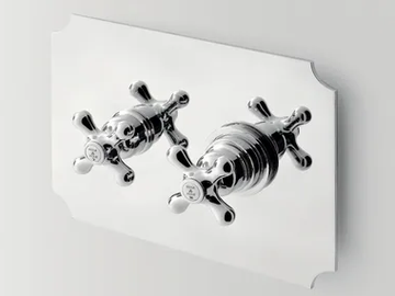 DOVER - Shower tap with plate by BATH&BATH