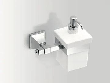 TIMELESS - Wall-mounted ceramic Bathroom soap dispenser by BATH&BATH