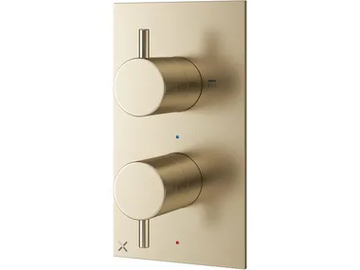 MPRO - 2 hole thermostatic shower mixer by bathroom brands