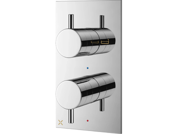 MPRO - Thermostatic 2 hole shower mixer by bathroom brands