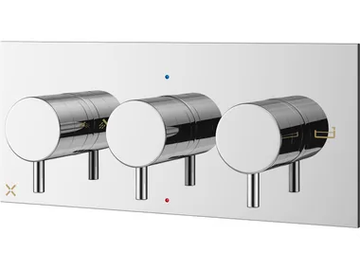 MPRO - Thermostatic 3 hole shower mixer by bathroom brands