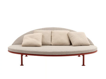 BOREA - Recliner garden bed by B&B Italia Outdoor