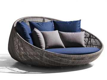 CANASTA '13 - 2 seater polyethylene garden sofa by B&B Italia Outdoor