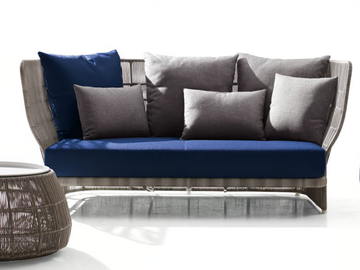 CANASTA '13 - 3 seater polyethylene garden sofa by B&B Italia Outdoor