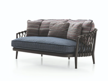 ERICA '19 - 2 seater fabric garden sofa by B&B Italia Outdoor