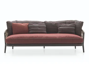 ERICA '19 - 3 seater fabric garden sofa by B&B Italia Outdoor