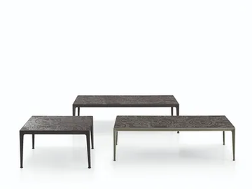 MIRTO OUTDOOR - Porcelain stoneware garden side table by B&B Italia Outdoor