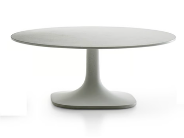 PUSHPAM - Round cement garden side table by B&B Italia Outdoor