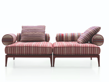 RIBES - 2 seater fabric garden sofa by B&B Italia Outdoor