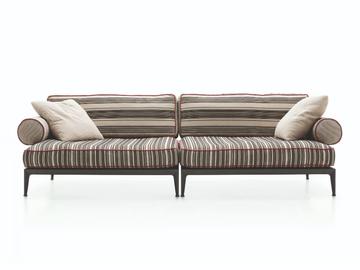 RIBES - 3 seater fabric garden sofa by B&B Italia Outdoor