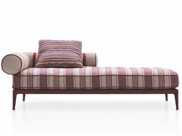 RIBES - Fabric sun lounger by B&B Italia Outdoor