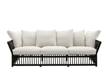 SOFTCAGE - Rattan garden sofa by B&B Italia Outdoor