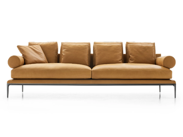 ATOLL - Leather sofa by B&B Italia