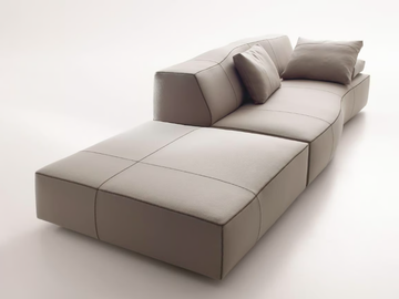 BEND - Modular fabric sofa by B&B Italia