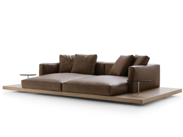 DOCK - Leather sofa by B&B Italia