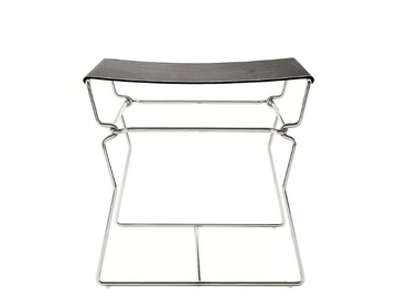 PYLLON - Leather stool / coffee table by B&B Italia