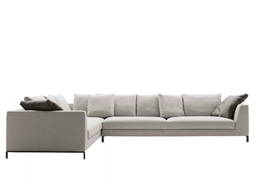 RAY - Corner sectional fabric sofa by B&B Italia