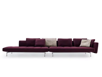 SAKÉ - Sectional fabric sofa by B&B Italia