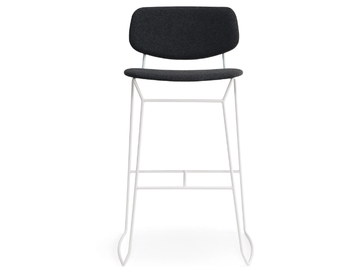 DOLL 165 - High fabric stool by Billiani