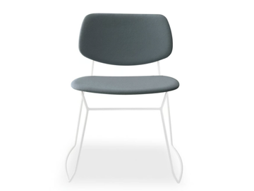DOLL 554 - Sled base fabric chair by Billiani