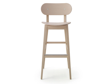 GRADISCA 623 - Barstool in beechwood by Billiani