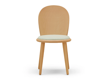 VERETTA 920 - Beech chair with integrated cushion by Billiani