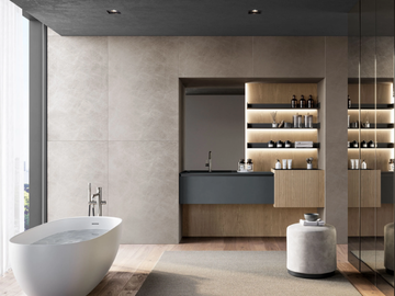 FACTO COMP. 1 - Single wall-mounted vanity unit with drawers by Birex