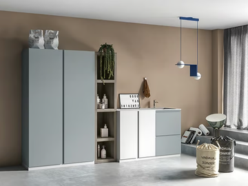 IDROBOX COMP. 1 - Laundry room cabinet with sink by Birex