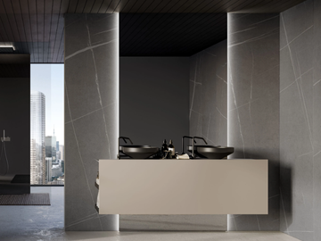 SAIL COMP. 1 - Double wall-mounted vanity unit with drawers by Birex