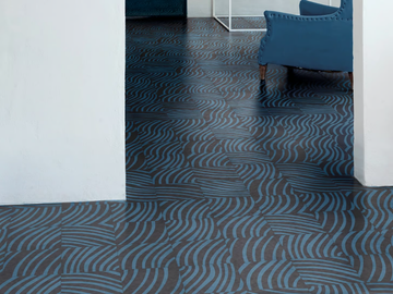 END GRAIN OCEAN - Handmade cement tiles by Bisazza