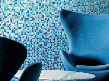 GLADIOLO WHITELESS - Glass mosaic by Bisazza