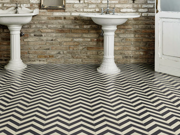 ZAG VANIGLIA - Handmade cement tiles by Bisazza