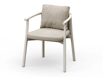 BALM - Upholstered garden chair with armrests by Bivaq