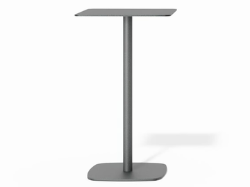 SIRKEL 105 - Square aluminium high table by Bivaq