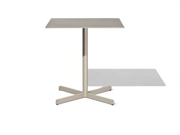SIT - Aluminium table with 4-star base by Bivaq