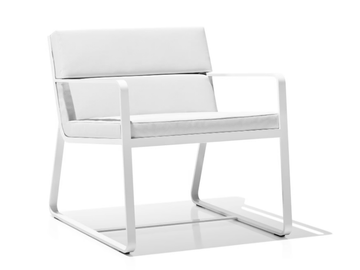 SIT - Sled base easy chair with armrests by Bivaq