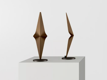 NOSHI - Aluminium table lamp by Bizzotto Italia