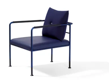MORRIS JR - Upholstered armchair with armrests by Blå Station