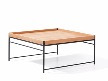 UNIT - Square wooden coffee table by Blå Station