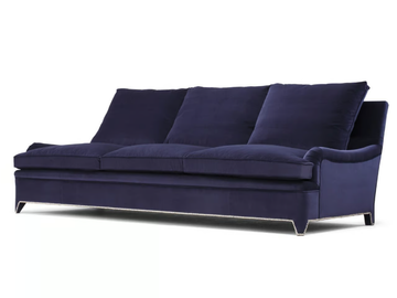 ARLÉS - 3 seater velvet sofa by Blasco