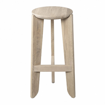 ELI - Oak barstool with footrest by Blomus