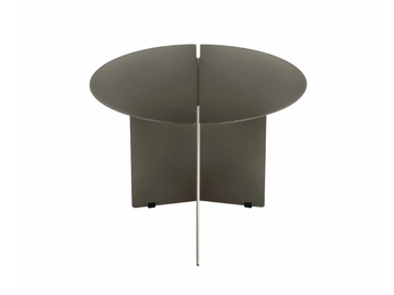 ORU - Round steel coffee table by Blomus