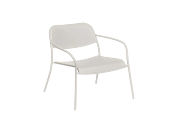 YUA - Garden steel easy chair with armrests by Blomus