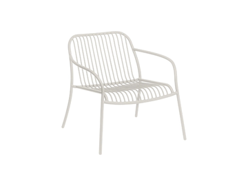 YUA WIRE - Garden steel easy chair with armrests by Blomus