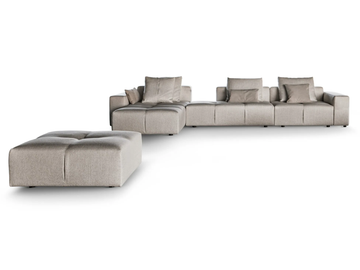 BONAMOUR - Sectional fabric sofa by Bonaldo