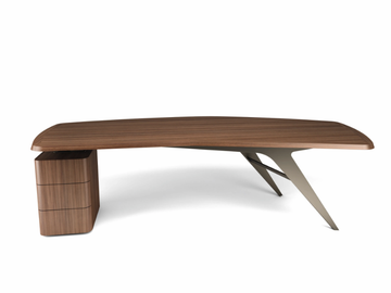 DIVER - Executive desk with drawers by Bonaldo