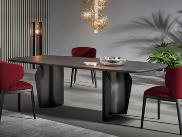 FLAME - Barrel-shaped table by Bonaldo