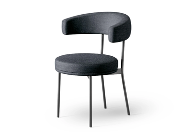 NEUILLY - Upholstered fabric chair with armrests by Bonaldo