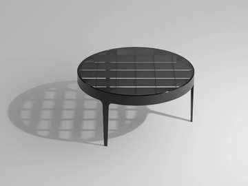 PASSY - Low round coffee table by Bonaldo
